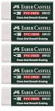 Faber-Castell 188121 - Radierer 7081 N PVC-Free, Kunststoff (5 Radierer, weiß)