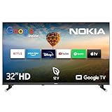 NOKIA 32 Zoll (80 cm) Google TV HD 12V (WLAN, Triple Tuner DVB-C/S2/T2, Google Assistant, YouTube,...