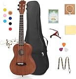 Dripex 23 Zoll Konzert Ukulele, Erwachsene Kinder Ukulele Set Vintage Kleine Gitarre Ukulele Kit...