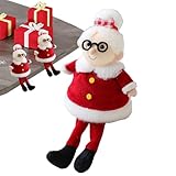 Générique Weihnachtsmannfigur, Plüsch, weicher Sitz, Puppendekoration, Plüschfiguren, für...