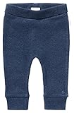 Noppies Unisex Baby U bukser Comfort Rib Naura Hose, Navy Melange - P758, 74 EU