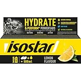 Isostar - Hydrate & Perform Powertabs mit Zitronengeschmack - Brausetabletten für Isotonische...