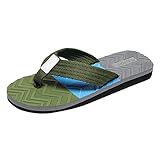 Dasongff Flip-Flops für Herren, Sommersandalen, Strandsandalen, flache Sandalen und Duschfüße,...