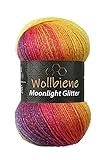 Moonlight Glitter Batik Simli 100g Strickwolle Wolle zum Stricken und Häkeln 20% Wolle...