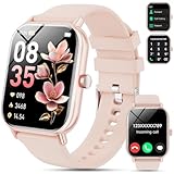 Smartwatch mit Bluetooth-Anrufen, 1,85 Zoll Smartwacth für Damen und Herren, Fitnessuhr mit über...