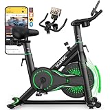 2025 Neu SLUNSE Heimtrainer Fahrrad mit App, Einstellbarer Magnetischer Widerstand Hometrainer...