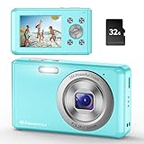 Digitalkamera,HD 1080P Fotokamera Kompaktkamera mit 32GB Karte, 48MP Fotoapparat 2,4 '' LCD 16X...