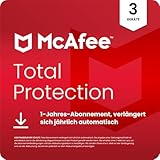 McAfee Total Protection 2025 (3 Gerät) | Virenschutz, VPN, Betrugsschutz, Sicherheitssoftware,...