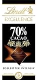 Lindt EXCELLENCE 70 % Kakao - Edelbitter-Schokolade Tafel | Vollmundige Bitter-Schokolade |...