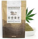 Hanfprotein 50% Proteingehalt Hanfproteinpulver 800g | Natürliche Protein Quelle - Reich an...