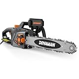 DOVAMAN 2400W Elektro Kettensäge, 40cm Oregon Schwert und Kette, werkzeuglose Kettenspannung,...