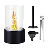 Mini Kamin Für Die Tischplatte - Dekorativer Alkohol Kamin Für Den Tisch | Kompakter Heizstrahler...