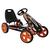 hauck Go-Kart Speedster für Kinder ab 4 Jahren bis 50 kg Köpergröße 90-110 cm, Tretauto mit...