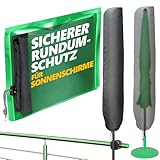 4smile Sonnenschirm Schutzhülle - Schutzhülle für Schirm 2 m Ø / 2 m x 1,25 m - Polyester...