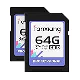 fanxiang SDXC UHS-I Speicherkarte 64 GBx2 (V30, Übertragungsgeschwindigkeit 95 MB/s, U3, 4K UHD...