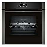 NEFF B6ACJ7AG3, N 50, Einbau-Backofen, 60 x 60 cm, Made in Germany, Versenkbare Tür, Pyrolyse &...