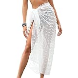 Heveer Damen Strand Wrap Sarong Lang Cover Up Chiffon Badeanzug Wickelröcke Pareo für den Strand...