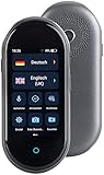 simvalley MOBILE Übersetzungsgerät: Mobiler Echtzeit-Sprachübersetzer; 106 Sprachen; Touchscreen;...