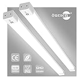 2er Kellerlampe LED Werkstattlampe 120cm, Wannenleuchte 36W 3600LM, IP66 Wasserdichte Deckenleuchte...
