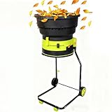 DIUNAOZI 2500 W Garten-Laubmulcher, klingenloser elektrischer Laubhäcksler, geeignet für nasses...