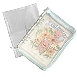 Ringbuch-Notizbuch, tragbarer A5-Ring-Organizer, lose Blätter, Ordner für Familie, Lehrer, Reisen,...