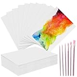 Aquarellpapier, 120 Blatt, 300 g/m², Kaltpressung, dickes Aquarellpapier, Block mit 6...