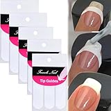 240 Stück weiße Nagelaufkleber, französische Spitze, Nagelaufkleber, französische...