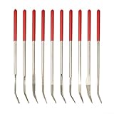 Diamantbeschichtete Feilen mit gepolsterten Gummigriffen für den professionellen und...