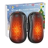FANDLISS Elektrischer Handwärmer, Tragbarer Wiederaufladbarer Handwärmer 2er Set 6000mAh 12...