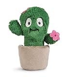 NICI Plüschfigur Kaktus Henriette 18 cm – lustige Pflanze aus weichem Plüsch, nachhaltiges...