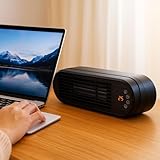 Xevinas Heizlüfter Klein Mini Energiesparend, Elektrische PTC Keramikheizung Mobile Heizlüfter...