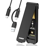 FIDECO M.2 NVMe SSD Gehäuse, USB 3.2 Gen 2 (10Gbps) M.2 NVMe USB Adapter, Sandwich-Stil-Design,...