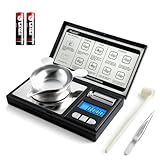 Muaket 50g/0.001g Feinwaage Hochpräzise, Electronische Milligramm Waage, MG Waage mit...