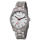 BERNY Titan-Uhr - Automatikuhr für Männer Klassische mechanische Armbanduhr Titan-Armband 10ATM...