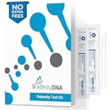 AffinityDNA Vaterschafts-DNA-Testkit - 99,99 % genauer genetischer Abstrich-Test | 21 Loci...