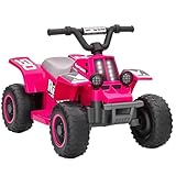 AIYAPLAY Kinder Elektro-Quad Elektro Kinderquad mit Vorwärts-und Rückwärtsfunktion, LED und Hupe...