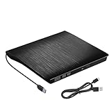 Generisch Externer Disc-Brenner | 1 * tragbares Plug-and-Play-Gerät | 14,7 x 14,5 x 1,9 cm großes...
