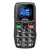 artfone Seniorenhandy ohne Vertrag 4G | Großtastenhandy mit SOS Notruftaste | Rentner Handy große...