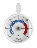 TFA Dostmann Analoges Kühlthermometer, klein, handlich, zur Kontrolle von Kühl- und...