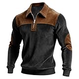 Pullover Herren Baumwolle Strick - Sweatshirts Für Herren Grün Pulli Bequem Sweater Trend...