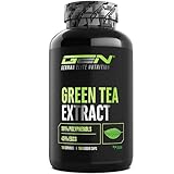Green Tea Extract - 180 Kapseln - Extra hochdosiert mit 750mg Grüner Tee Extrakt pro Kapsel - 95%...