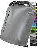 Nordlight Dry Bag 10L Wasserdichter Beutel - (Grau) Wasserdichter Packsack Mit Roll Top Verschluss...