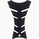 Autodomy Tankpad Tankschutz Tankaufkleber für Motorrad Farbe Carbon V1 | Tankpad Motorrad 20x12,5...