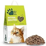 22L Bio Katzenstreu Pellets – natürliches & kompostierbares Katzenstreu aus Heu, ökologisches...