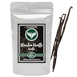 Azafran Bourbon Vanilleschoten (Vanillestangen ganz), echte Vanille Schoten 14-16cm aus Madagaskar...