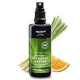 AllgäuQuelle® BIO Infrarotkabine Duftspray mit 100% Bio-Öle. Allgäuer Erfrischung Lemongrass...