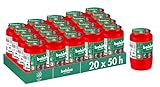 Bolsius Grablicht - Rot - 20 Stk. - Länge Brenndauer 2 Tage - Trauerkerze & Gedenkstätte Kerzen -...