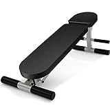 AWJ Faltbare Hantel Stuhl, mit Stahlrahmen Einstellbare Sit-up Bank von PU-Leder,...