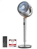 Dreo 20dB leiser Standventilator, 120°+120° Omni-direktionale oszillierende Ventilator, 26M...