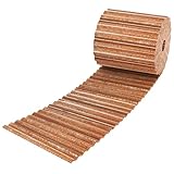 Garteneinfassung, 10,2 x 3 m, langlebige Metall-Landschaftseinfassung, modernes gewelltes Design...